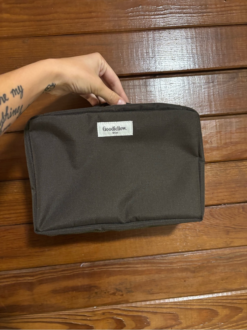 Goodfellow & Co Dark Brown Men’s Travel Toiletry Pouch